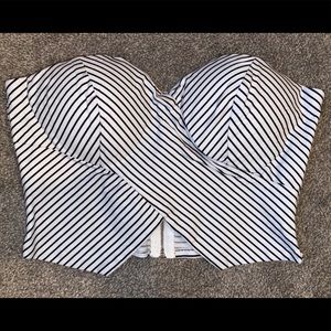 Black & White Corset Top